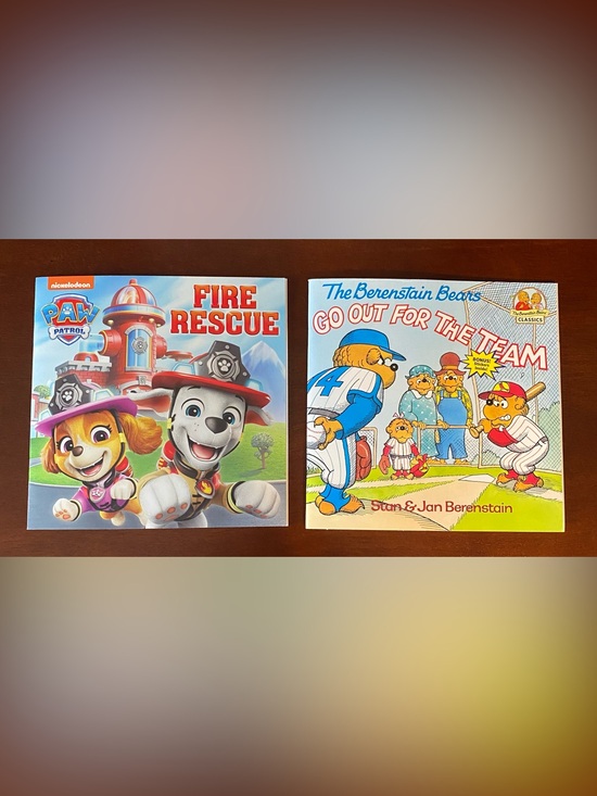Other - Kids Paperback Set - Paw Patrol Fire Rescue & The Berenstain Bears